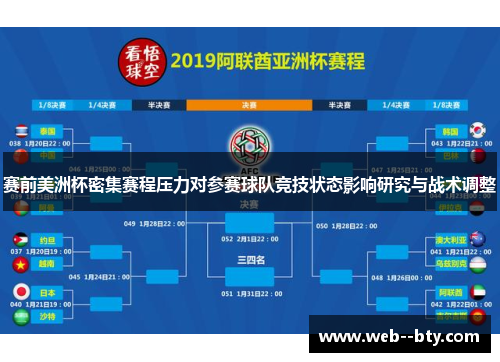 赛前美洲杯密集赛程压力对参赛球队竞技状态影响研究与战术调整